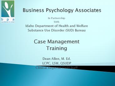 Business Psychology Associates