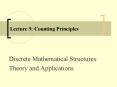Lecture 9: Counting Principles PowerPoint PPT Presentation