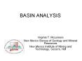 BASIN ANALYSIS PowerPoint PPT Presentation
