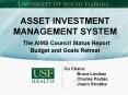 ASSET INVESTMENT MANAGEMENT SYSTEM The AIMS Council Status Report Budget and Goals Retreat PowerPoint PPT Presentation