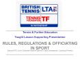 Tennis PowerPoint PPT Presentation