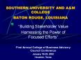 SOUTHERN UNIVERSITY AND A PowerPoint PPT Presentation