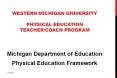 Western Michigan University Physical Education Teacher/Coach Program PowerPoint PPT Presentation
