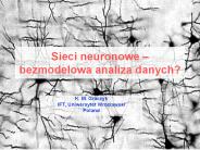 Sieci neuronowe 