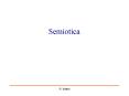 Semiotica PowerPoint PPT Presentation