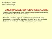SINDROAMELE CORONARIENE ACUTE