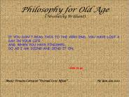 Philosophy for Old Age