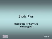 Resources for Carry no passengers