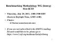 Benchmarking Methodology WG (bmwg) 81st IETF PowerPoint PPT Presentation