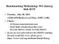 Benchmarking Methodology WG (bmwg) 86th IETF PowerPoint PPT Presentation