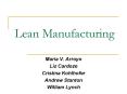 Lean Manufacturing PowerPoint PPT Presentation