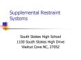 Supplemental Restraint  Systems PowerPoint PPT Presentation