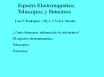 Espectro Electromagn PowerPoint PPT Presentation