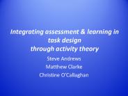 Integrating assessment