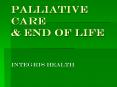 Palliative Care PowerPoint PPT Presentation