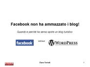 Facebook non ha ammazzato i blog!