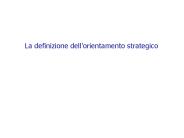 La definizione dell
