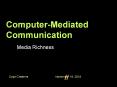 Computer-Mediated%20Communication PowerPoint PPT Presentation