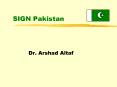 SIGN Pakistan PowerPoint PPT Presentation