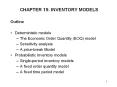 CHAPTER 15: INVENTORY MODELS PowerPoint PPT Presentation