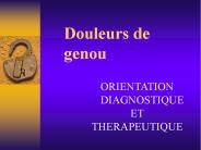 ORIENTATION DIAGNOSTIQUE ET THERAPEUTIQUE