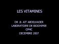 LES VITAMINES PowerPoint PPT Presentation