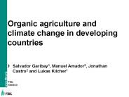 Organic agriculture and climate change in developing countries