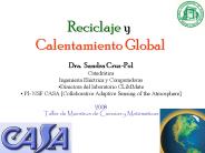 Reciclaje y Calentamiento Global