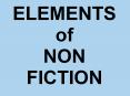 ELEMENTS of NON FICTION PowerPoint PPT Presentation