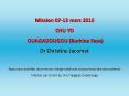 Mission 07-13 mars 2010 CHU YO OUAGADOUGOU (Burkina Faso) Dr Christine Jacomet Appui aux activit PowerPoint PPT Presentation