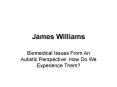 James Williams PowerPoint PPT Presentation