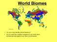 World Biomes PowerPoint PPT Presentation