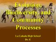 Evolution, Biodiversity, and Community Processes PowerPoint PPT Presentation