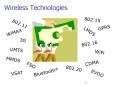 Wireless Technologies PowerPoint PPT Presentation