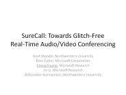 SureCall: Towards Glitch-Free Real-Time Audio/Video Conferencing