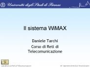 Il sistema WiMAX
