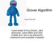 Grover Algorithm