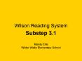 Wilson Reading System PowerPoint PPT Presentation