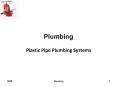Plastic Pipe Plumbing Systems PowerPoint PPT Presentation