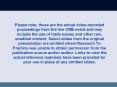 Please note, these are the actual video-recorded proceedings from the live CME event and may include the use of trade names and other raw, unedited content. Select slides from the original presentation are omitted where Research To Practice was unable to PowerPoint PPT Presentation