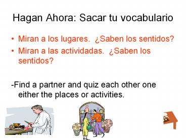 Hagan Ahora: Sacar tu vocabulario