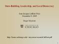 State-Building, Leadership, and Local Democracy PowerPoint PPT Presentation