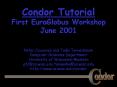 Condor Tutorial First EuroGlobus Workshop June 2001 PowerPoint PPT Presentation