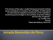 Amada Benavides de P