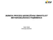 BIZNESA PROCESU MODELE