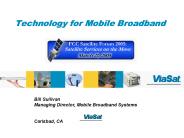 Technology for Mobile Broadband
