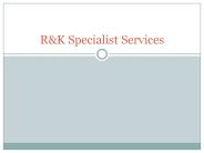 R&k specialist services
