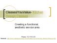 Kitchen Design Classes PowerPoint PPT Presentation