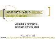 Kitchen Design Classes