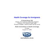 Health Coverage for Immigrants